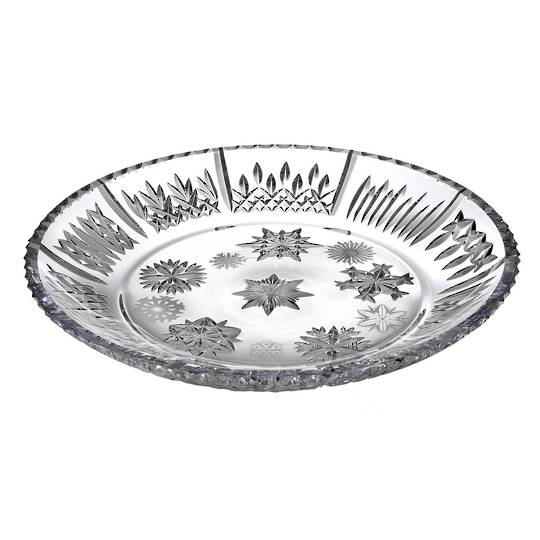 Snowflake Wishes Platter 34cm w/10 Different Snowflakes